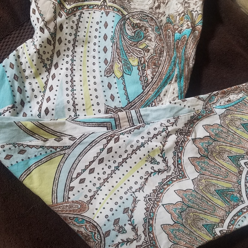 Paisley print pants